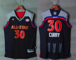 Maillot De Basket All Star 2017 NBA Western Stephen Curry 30 Noir